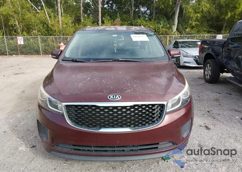 2016 Kia Sedona Lx z USA, uszkodzony, nr VIN KNDMB5C16G6128778